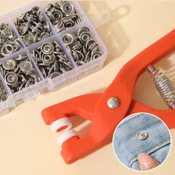 Outils pour boutons à pression (KIT de 200 boutons)